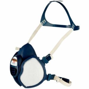 Demi-masque jetable à filtres intégrés 4277 ABE1P3R vapeurs organiques et gaz acides 3M 7100113102
