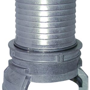 Demi raccord symétrique avec verrou Alu douille annelé DN80-90 R.PONS 1000.529