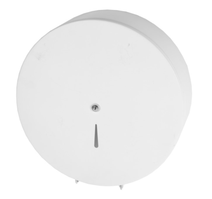 Dérouleur de papier WC en époxy blanc mat rond 220 mm AKW 23614WH