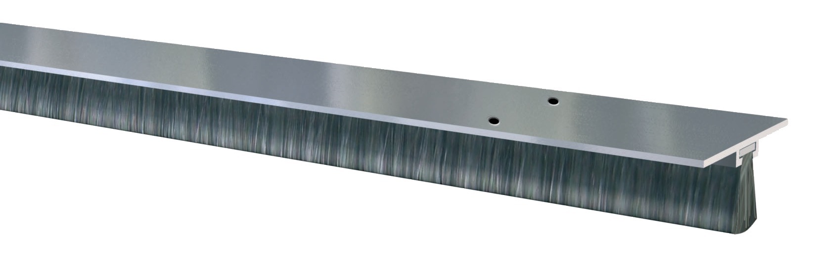 Dessous de porte alu DBS aluminium avec brossse 1 m ELLEN 0307093D