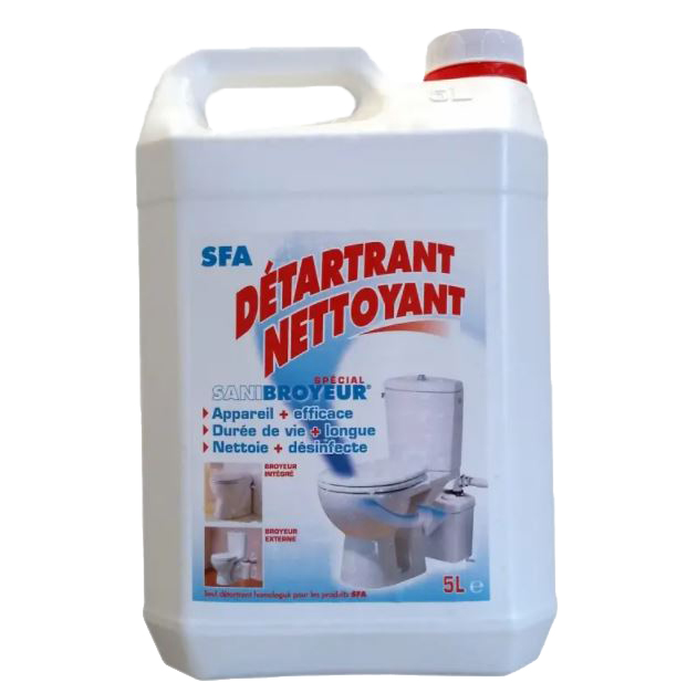 Détartrant nettoyant pour broyeur 5 l SFA DETFR