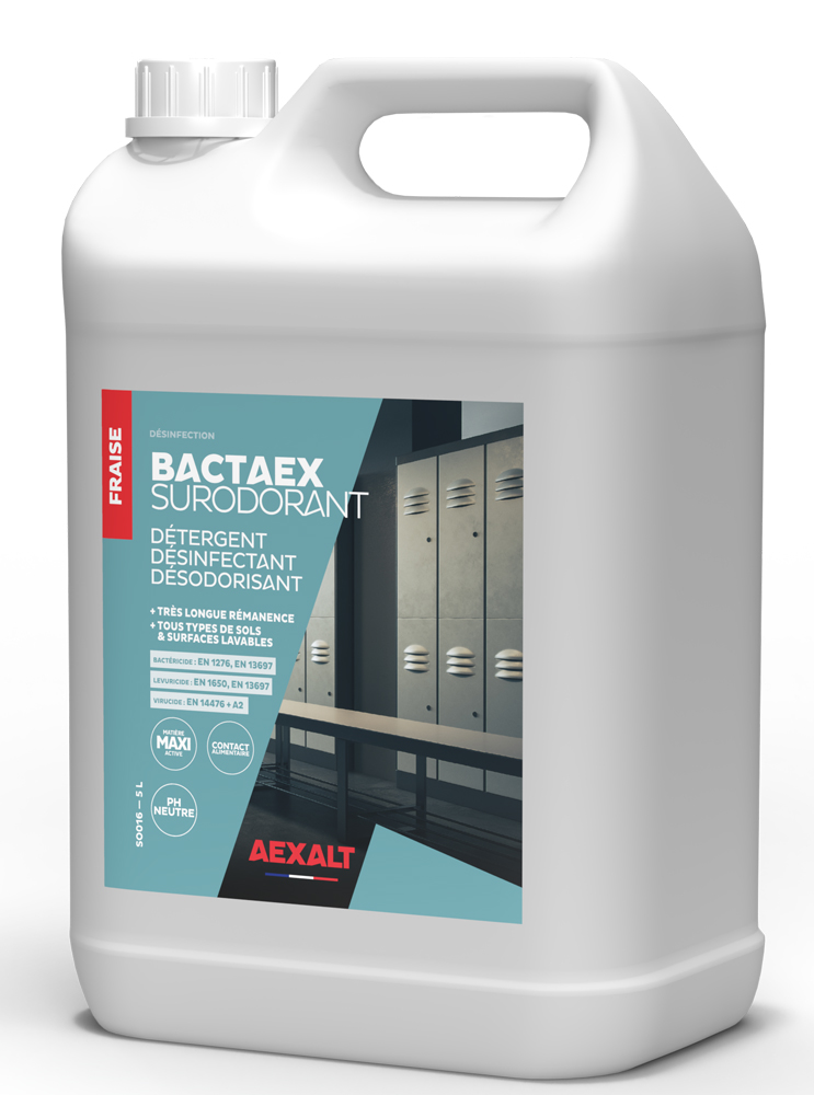 Détergent BACTAEX surodorant désinfectant désodorisant 5 L AEXALT SO016
