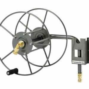 Dévidoir mural métal pour tuyau 50 m / 15 mm HAEMMERLIN 340004001