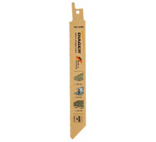 Lames de scie sabre bi-metal pour bois cloutes L204SL1505 5 lames 150 / 130 mm Variable 10 / 14 tpi (2,5 / 1,8 mm) Bois cloutés