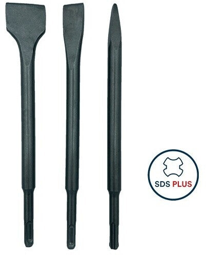 Kit Pics et Burins - DIAGER - SDS-plus 3pcs 1 Pics 14x250 mm 1 Burins 20x250 mm 1 burin 40x250 mm