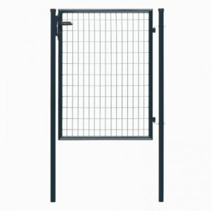 Portillon grillagé Eco garden l.105 x H.125 cm, gris