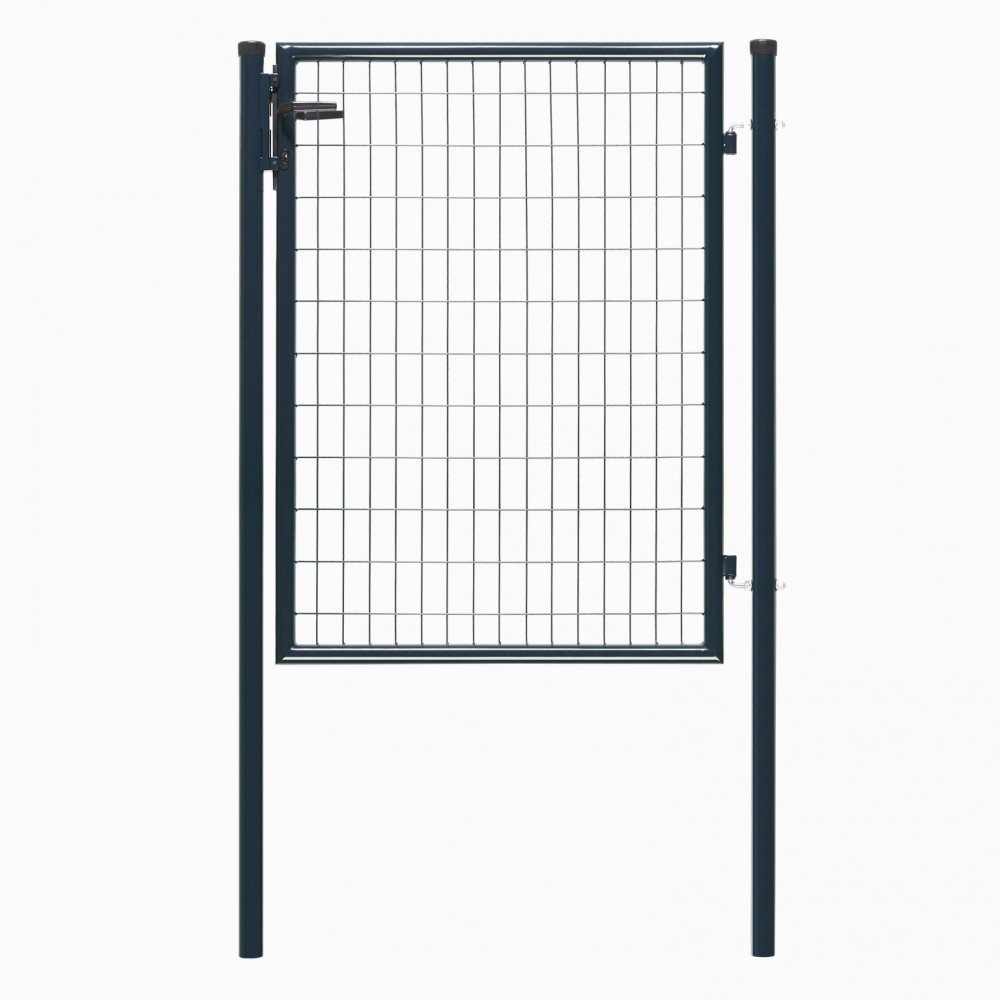 Portillon grillagé Eco garden l.105 x H.125 cm, gris