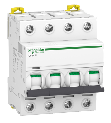 Disjoncteur ACTI9 IC60N 4P courbe C 40 A SCHNEIDER ELECTRIC A9F77440