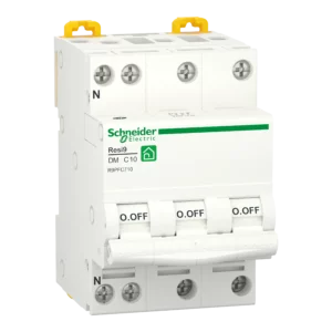 Disjoncteur tétrapolaire SCHNEIDER R9PFC710 10A courbe C 3kA 400V Resi9 XP