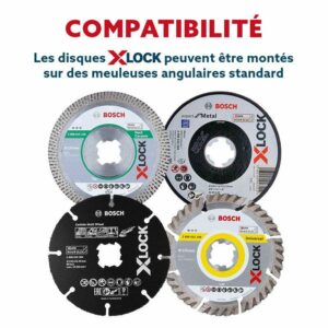 Disque à tronçonner diamanté BOSCH Professional X-LOCK Standard for Universal Ø 125x22,23x2x10