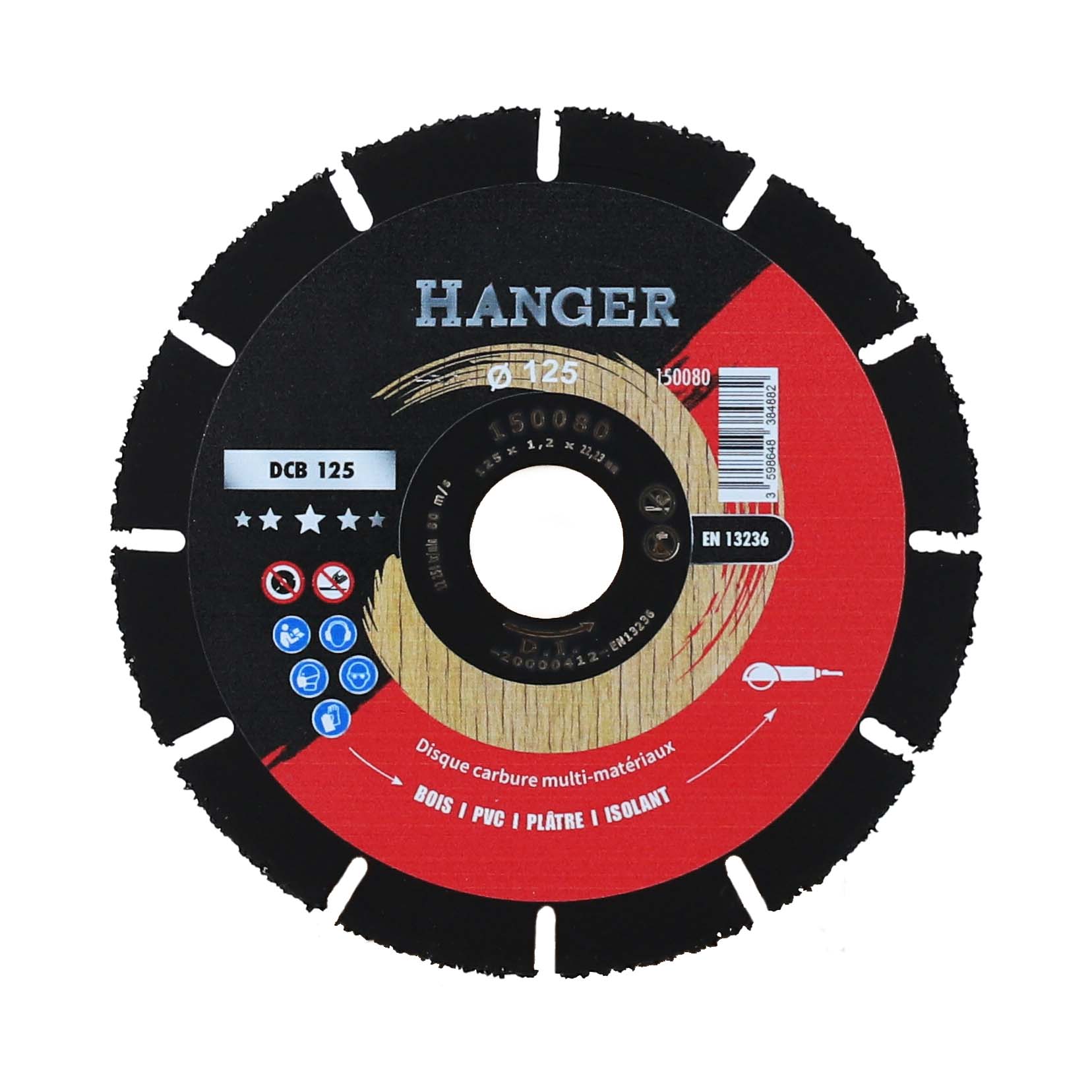 Disque carbure multi-matériaux 125 mm HANGER 150080