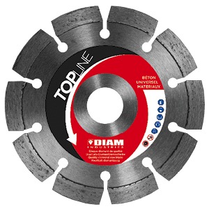 Disque diamant à rainurer D 150 mm pour béton DIAM INDUSTRIES TRB150