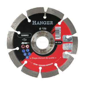 Disque diamant béton universel 125 mm segment 10 mm HANGER 150042