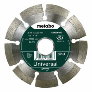 Disque diamant METABO 624306000 - SP - Ø115x22.23mm