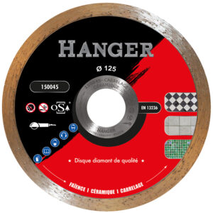 Disque diamant pour carrelage et céramique 125 mm HANGER AFDB-C15-125/22
