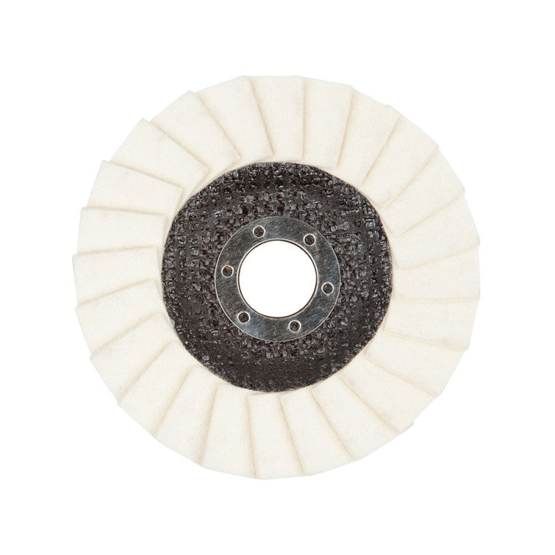 Disque lamelle feutre WOLFCRAFT 8424099 pour meuleuse Ø115
