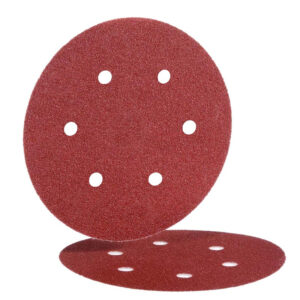 Disque papier Velcro BW115 de 150 mm 6 trous grain 120 boîte de 100 HERMES 6381108