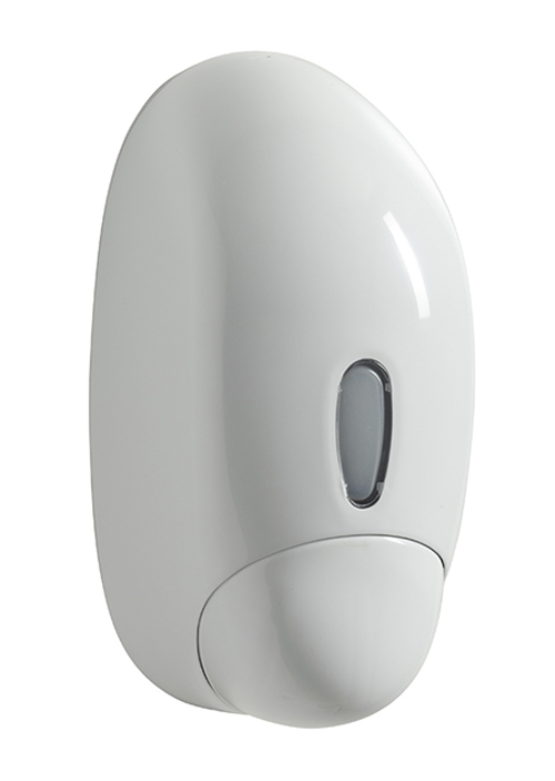 Distributeur de gel hydroalcoolique et de savon LENSEA blanc 1L ROSSIGNOL 52670