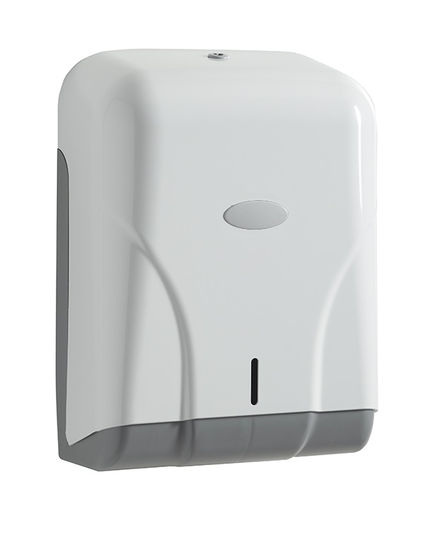 Distributeur d'essuie-mains OLEANE 400 feuilles blanc ROSSIGNOL 52530