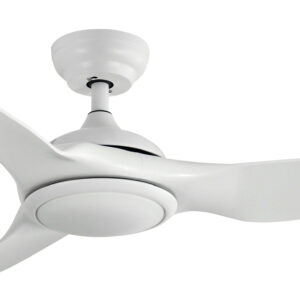 Ventilateur de plafond - DCF-W680 - 30 pouces - finition nickel satiné avec éclairage E27