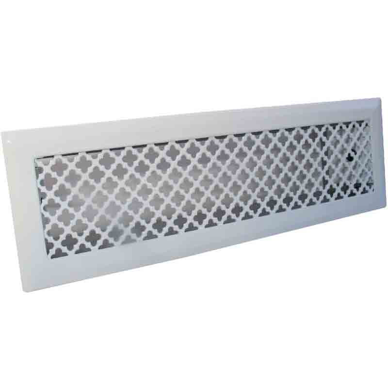Grille de décompression avec précadre de hotte 60 x 195 mm