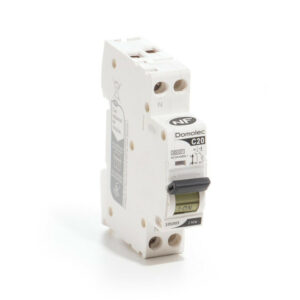 Disjoncteur phase + neutre DOMOLEC 20 A