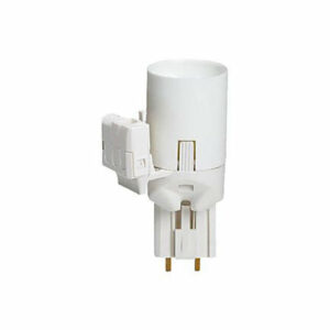 Douille E27 - 4A + fiche DCL 6A détachable - blanc LEGRAND