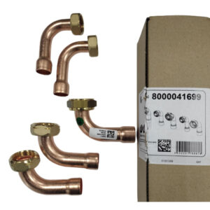 Douilles à braser pour plaque raccordement hydro Thema SAUNIER DUVAL 8000041699