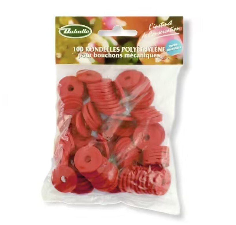 Lot de 100 rondelles pour bouchons mécaniques