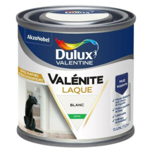 Peinture boiserie blanc satin DULUX VALENTINE 0.125l