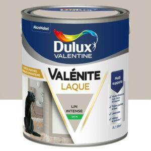 Peinture boiserie lin intense satin DULUX VALENTINE Valenite 2l