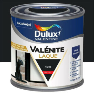 Peinture boiserie noir brillant DULUX VALENTINE 0.125l
