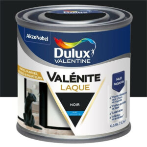 Peinture boiserie noir mat DULUX VALENTINE 0.125l