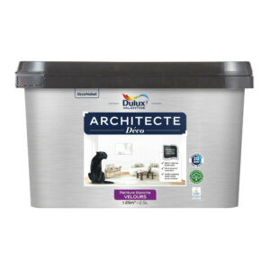 Peinture mur,plafond, blanc velours DULUX VALENTINE Architecte déco 2.5L