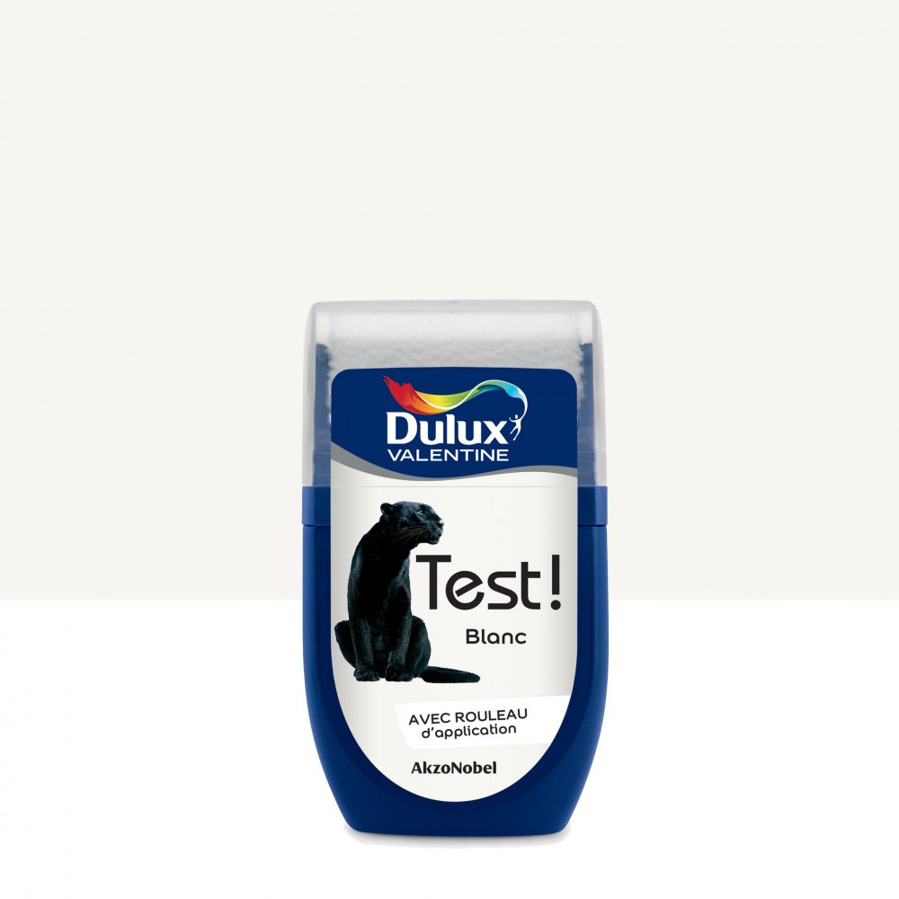 Testeur peinture Crème de couleur blanc satin 30 mL - DULUX VALENTINE