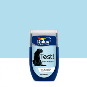 Testeur peinture Crème de couleur bleu rêveur satiné 30 mL - DULUX VALENTINE