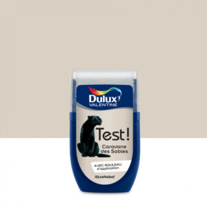 Testeur peinture Crème de couleur caravane des sables satin 30ml- DULUX VALENTINE