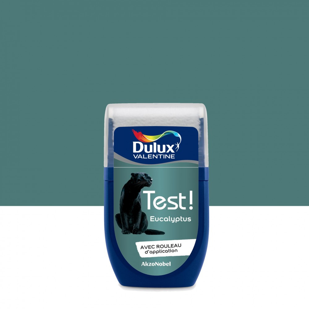Testeur peinture Crème de couleur eucalyptus satin 30 mL - DULUX VALENTINE