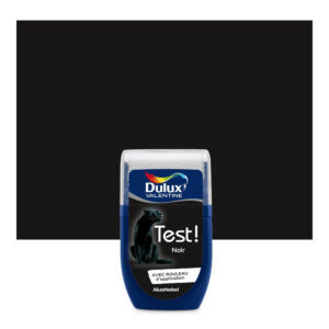 Testeur peinture Crème de couleur noir satin 30 mL - DULUX VALENTINE