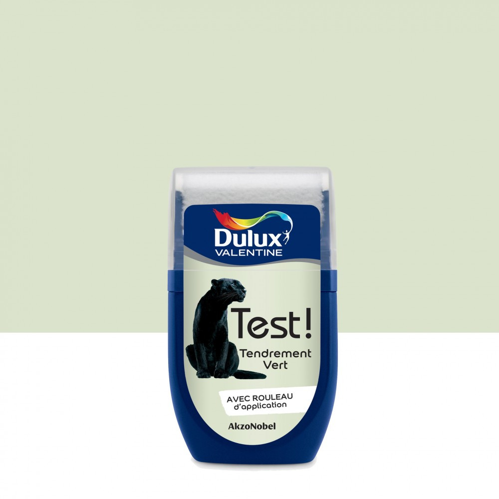 Testeur peinture Crème de couleur tendrement vert satin 30 mL - DULUX VALENTINE