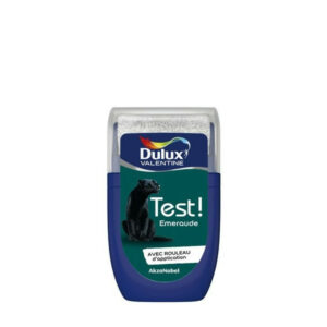 Testeur peinture émeraude satiné crème de couleur DULUX VALENTINE 30 ml