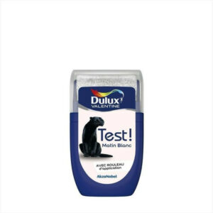 Testeur peinture matin blanc satiné crème de couleur DULUX VALENTINE 30 ml