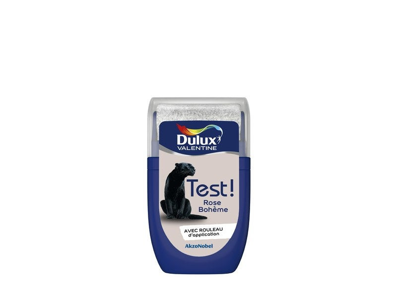 Testeur peinture mur/boiserie/radiateur, DULUX VALENTINE Crème de couleur, rose bohème, 30 ml