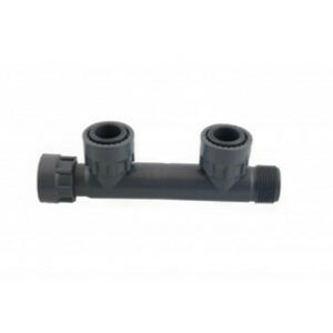 Collecteur 2 sorties PVC - 1" Mâle x 1" Femelle x 1" Femelle