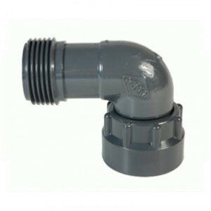 Coude union PVC - 1" Mâle x 1" Femelle