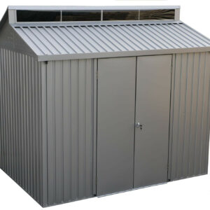 Abri de jardin aluminium 8 x 6 avec lucarne - fenêtre latérale - surface 4,33 m²