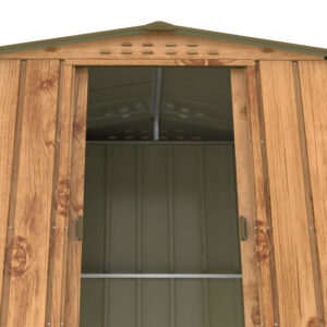 Abri de jardin métal imitation bois - 2,48m²