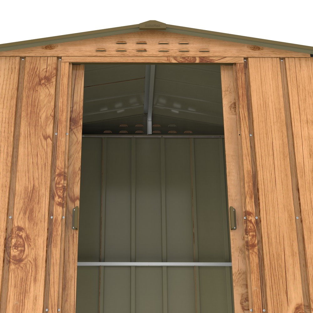 Abri de jardin métal imitation bois - 2,48m²