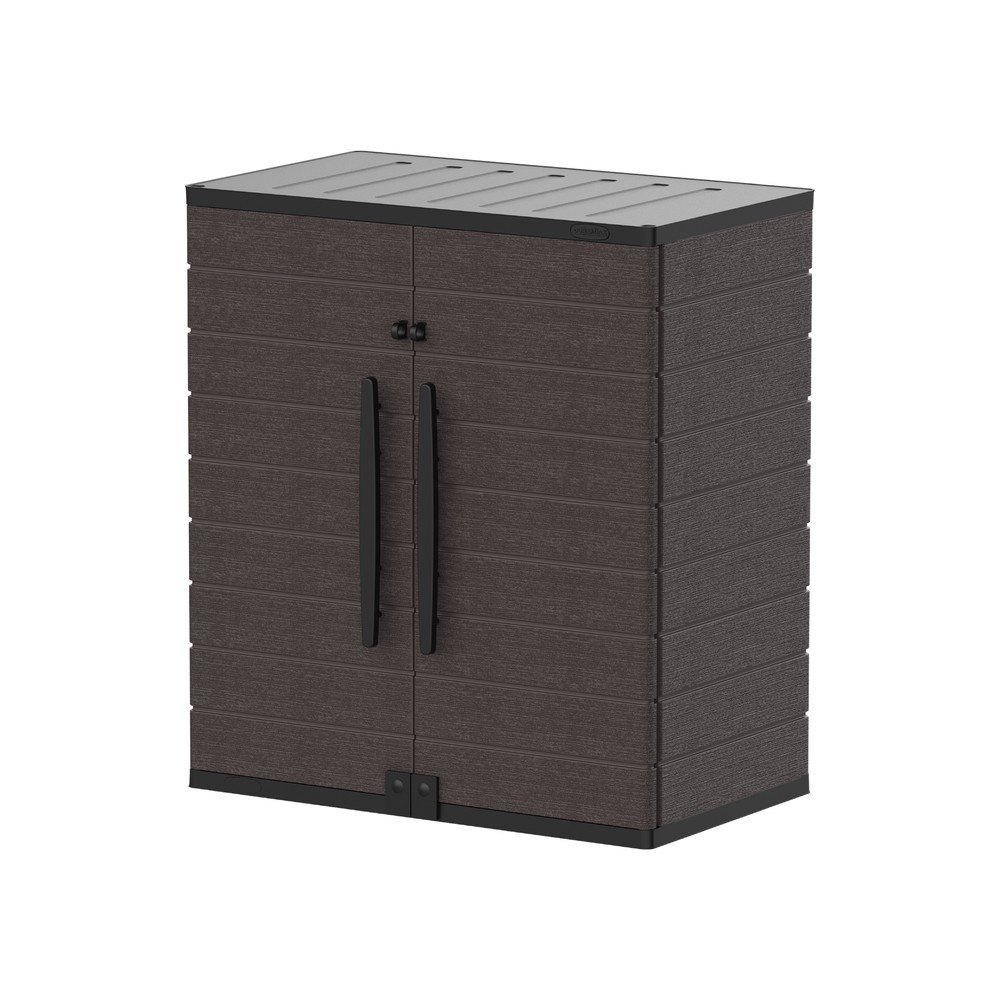 Armoire de rangement version basse - Marron