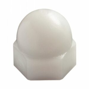 Écrou borgne nylon 6.6 DIN 1587 M6 boîte de 200 ACTON 831006